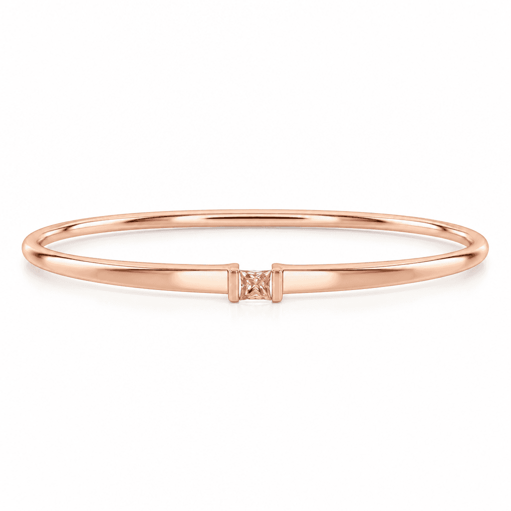 Meridian Blush Princess Open Cuff Bracelet