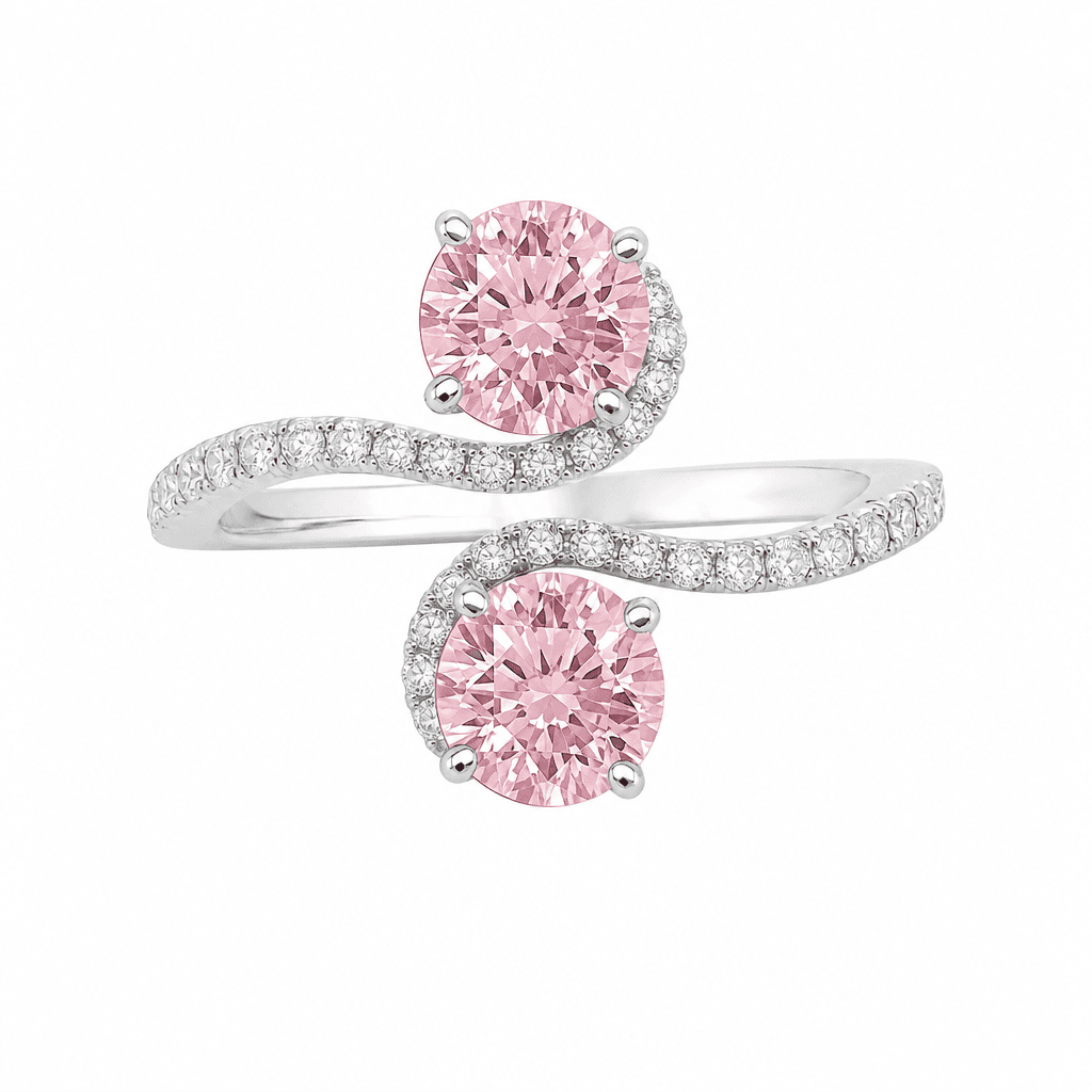 Rose Meridian Round Open Bypass Ring