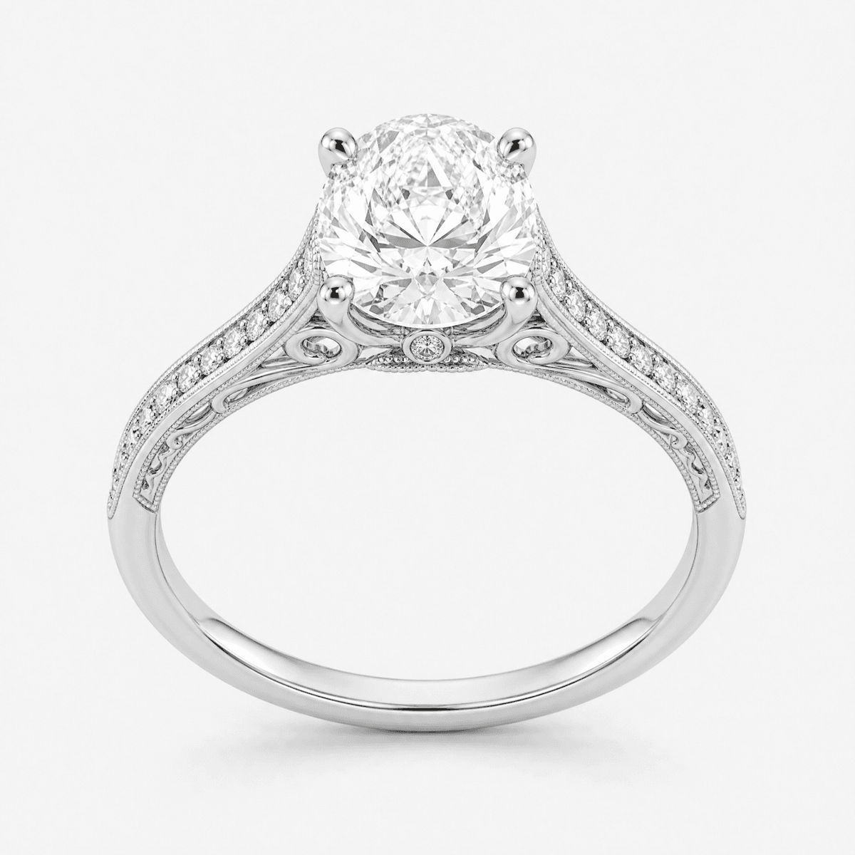 Round Vintage Filigree Ring