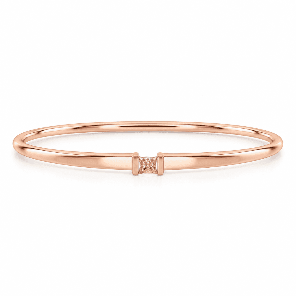 Meridian Blush Princess Open Cuff Bracelet