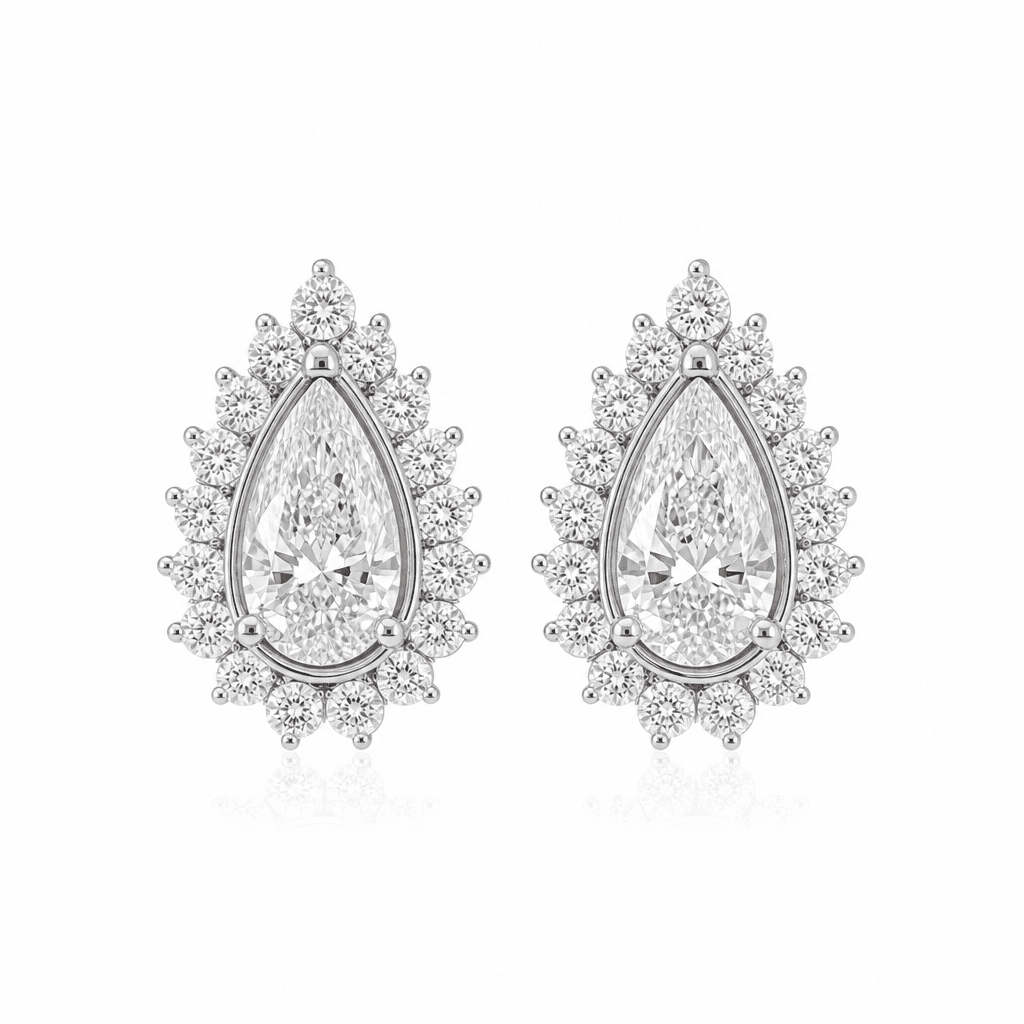 Étoile Pear Diamond Jacket Earrings