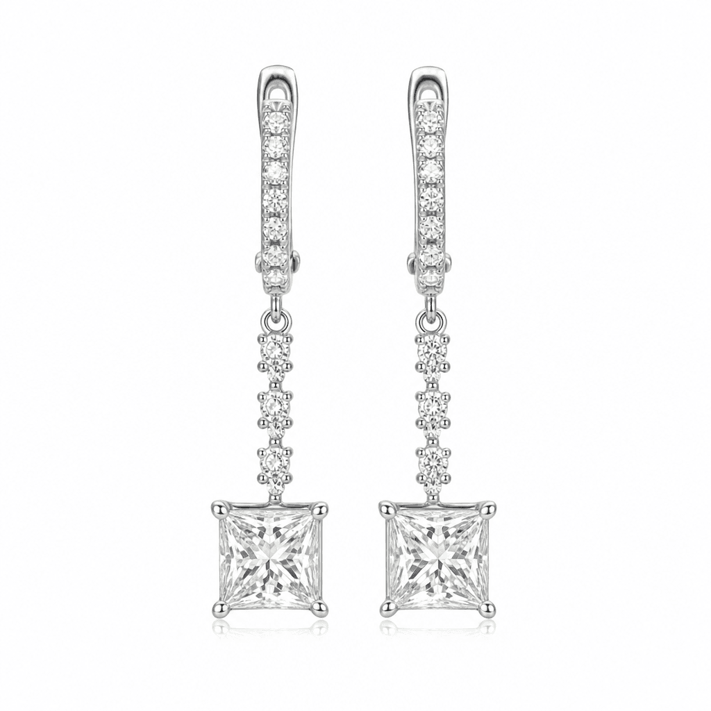 Luminous Halo Princess Drop Earrings