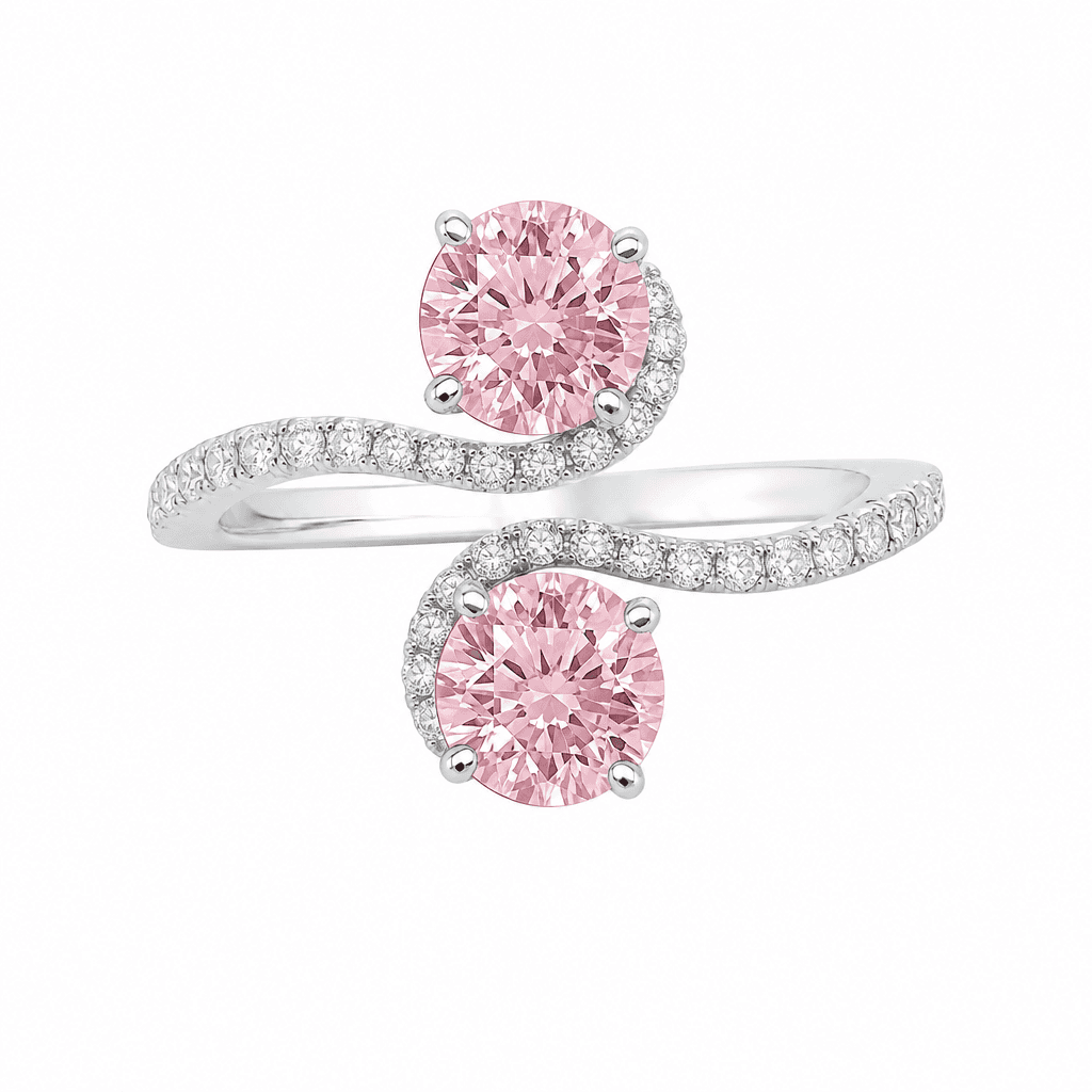 Rose Meridian Round Open Bypass Ring