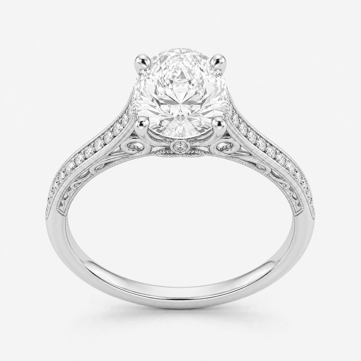 Round Vintage Filigree Ring