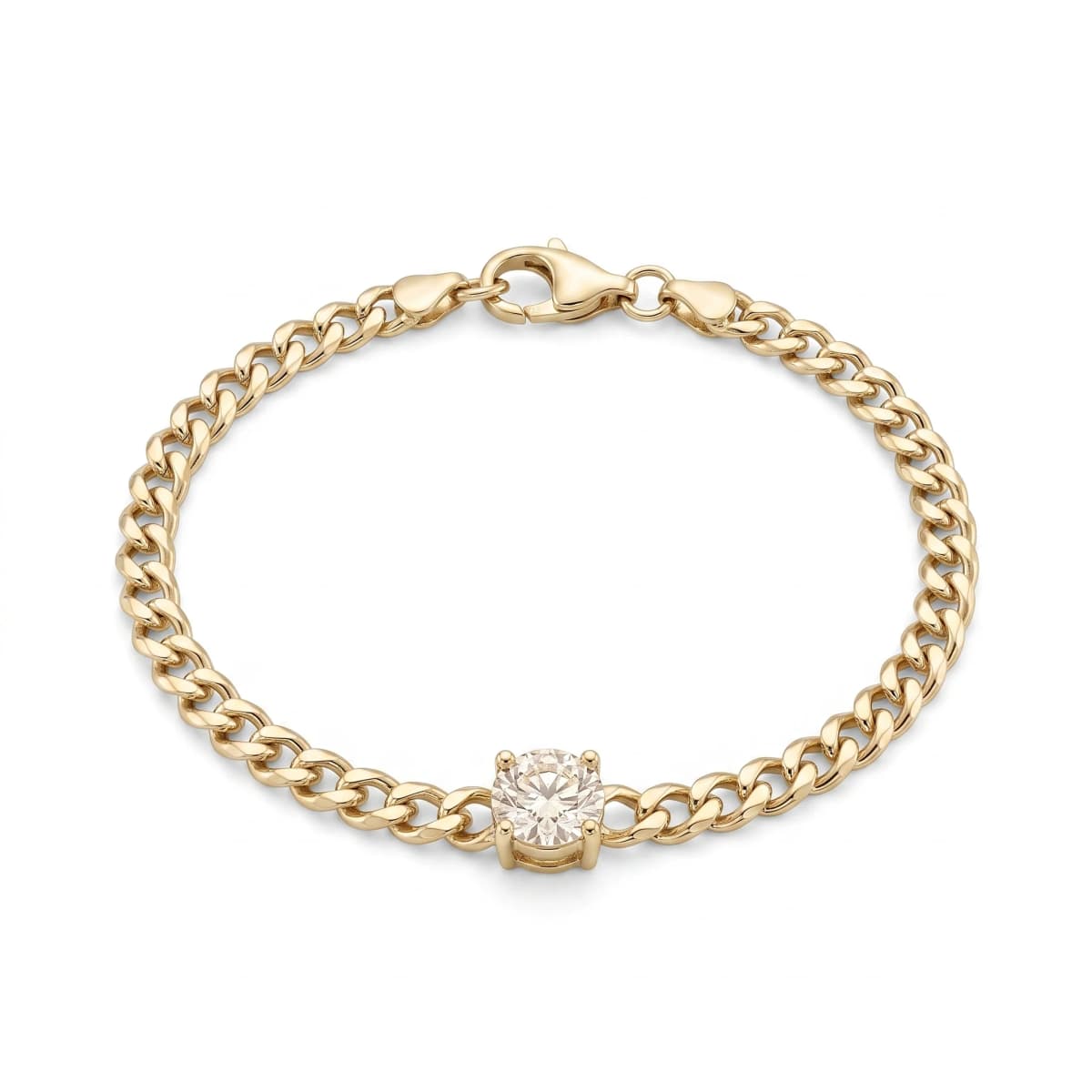 Belaroq Esmere Lyric Muse Yellow Gold Diamond Bracelet