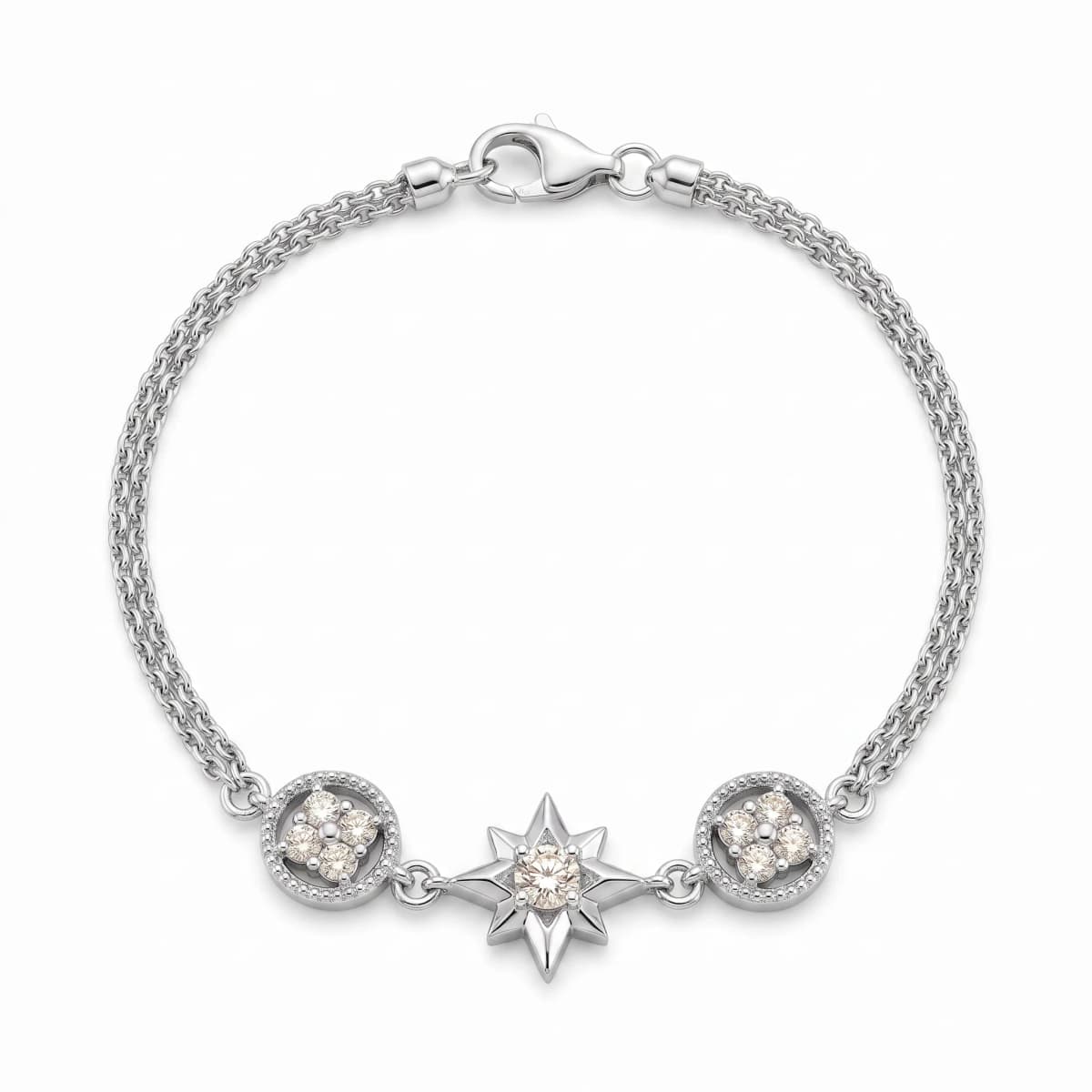 Belaroq Novelle Mist Poise White Gold Diamond Bracelet