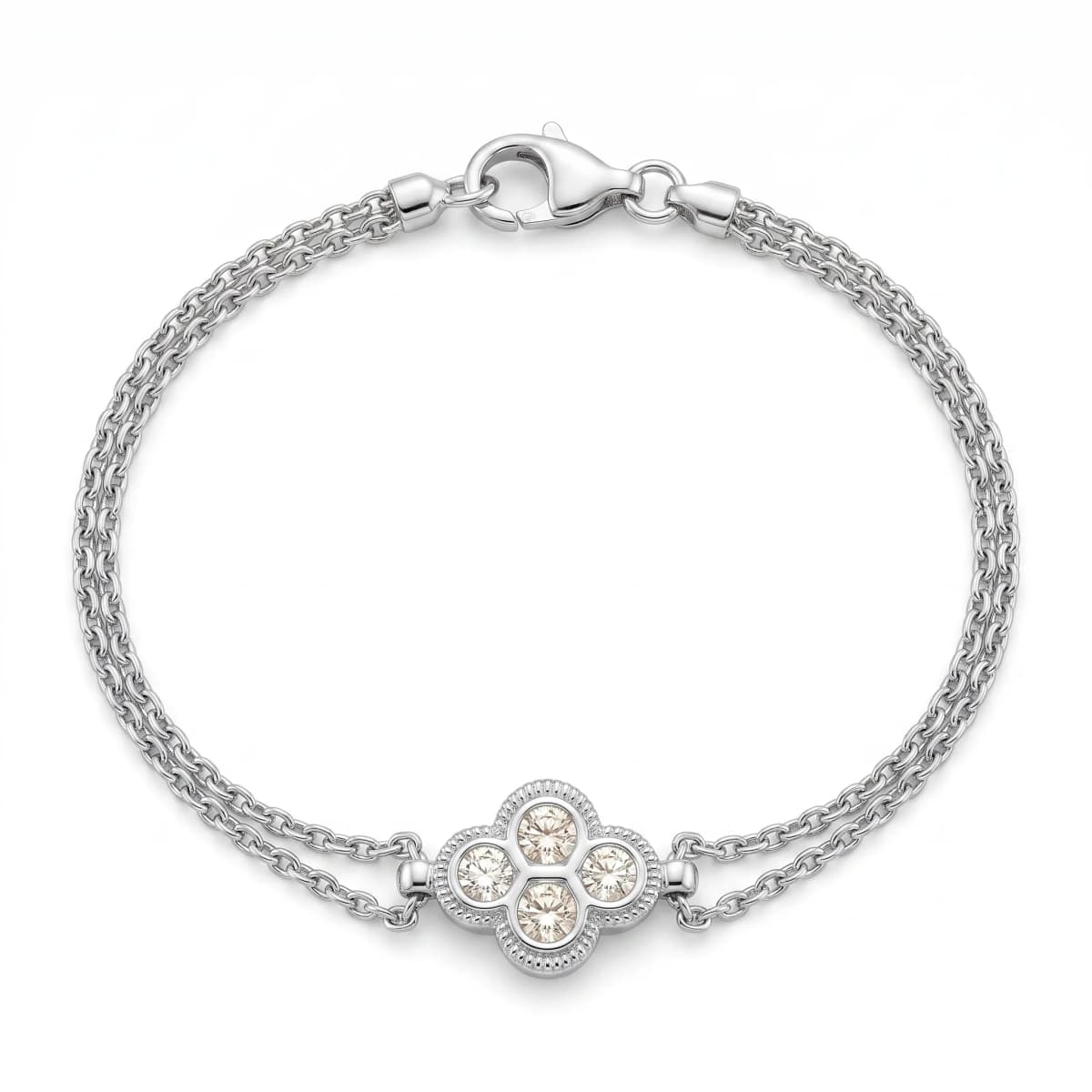 Belaroq Veyra Rill Regal White Gold Diamond Bracelet