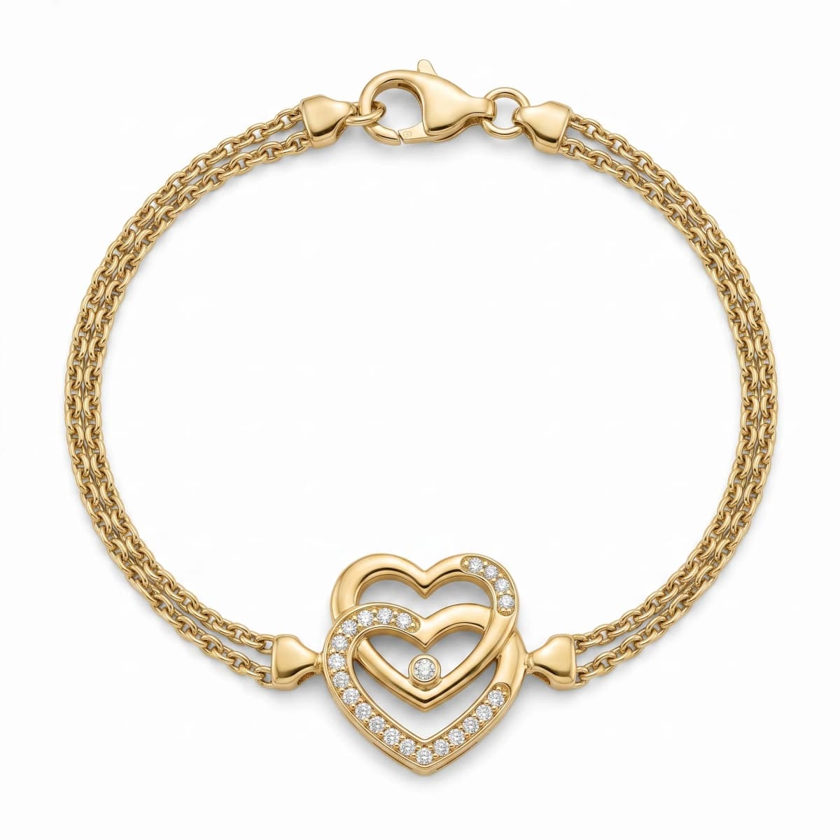 Belaroq Evania Glint Adorn Yellow Gold Diamond Bracelet