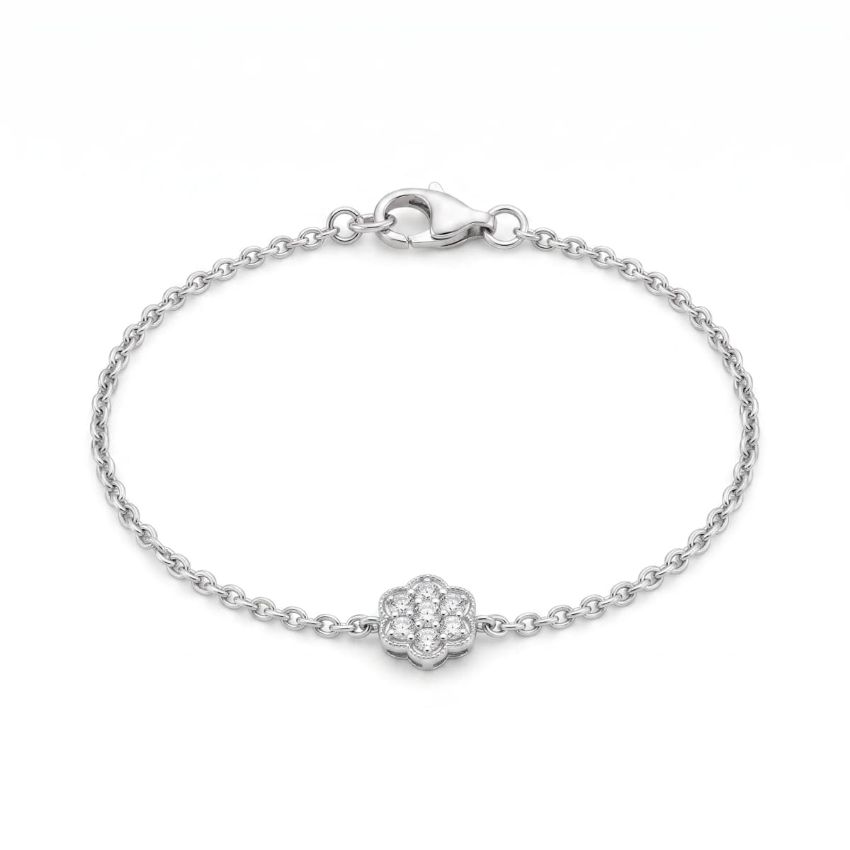 Belaroq Clarion Vale Bijou White Gold Diamond Bracelet