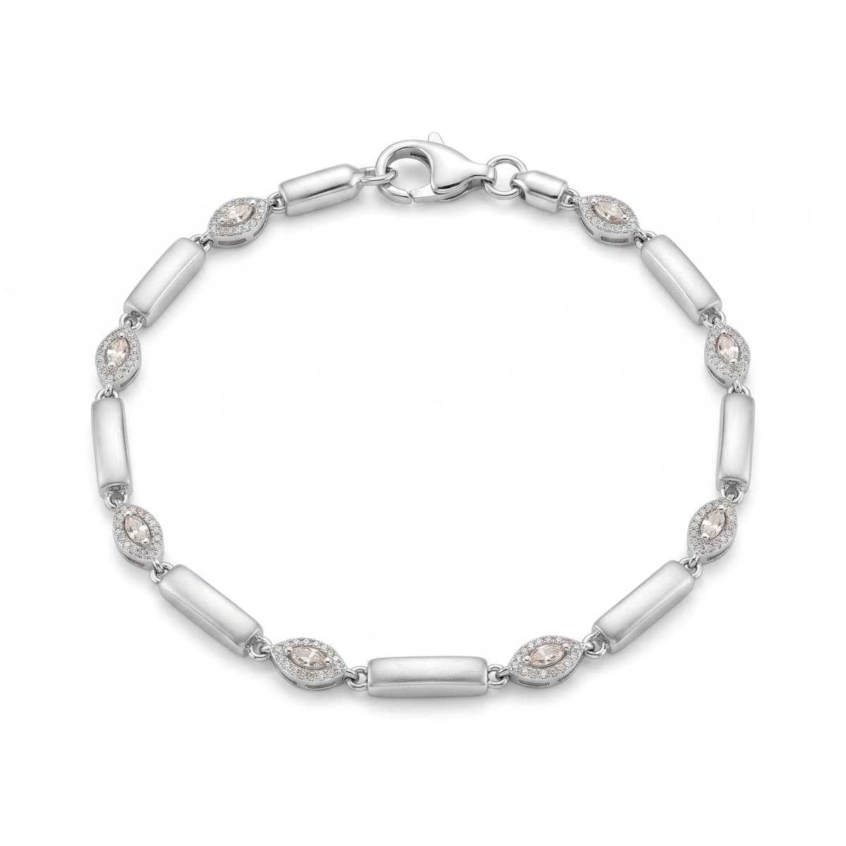 Belaroq Vesper Signet Vow White Gold Diamond Bracelet