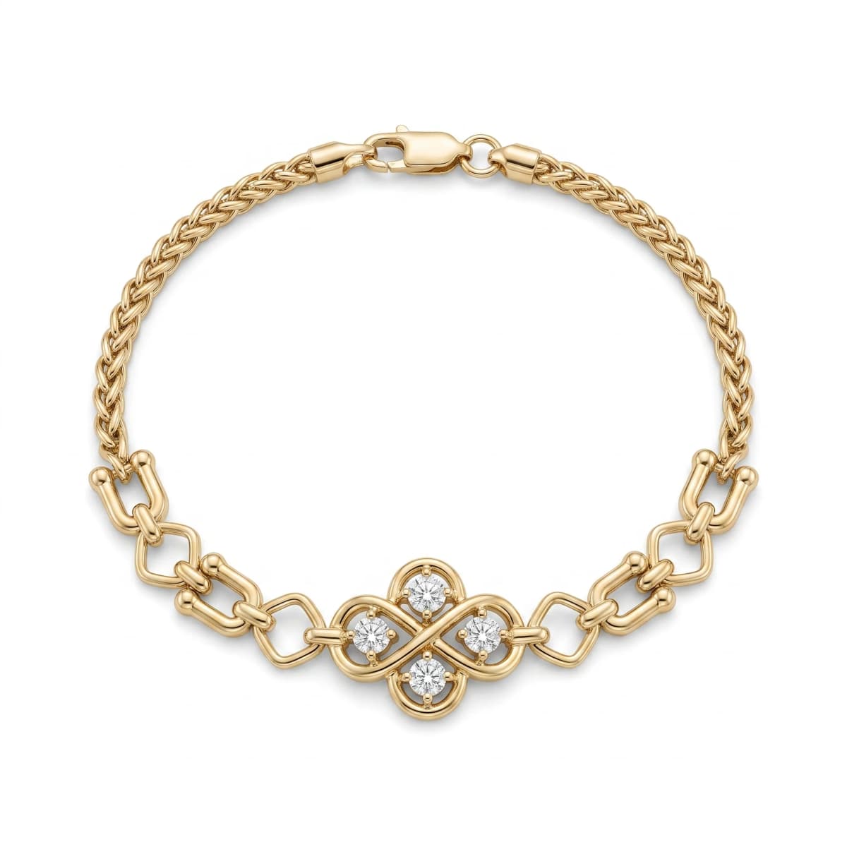 Belaroq Arden Veil Maison Yellow Gold Lab Diamond Bracelet