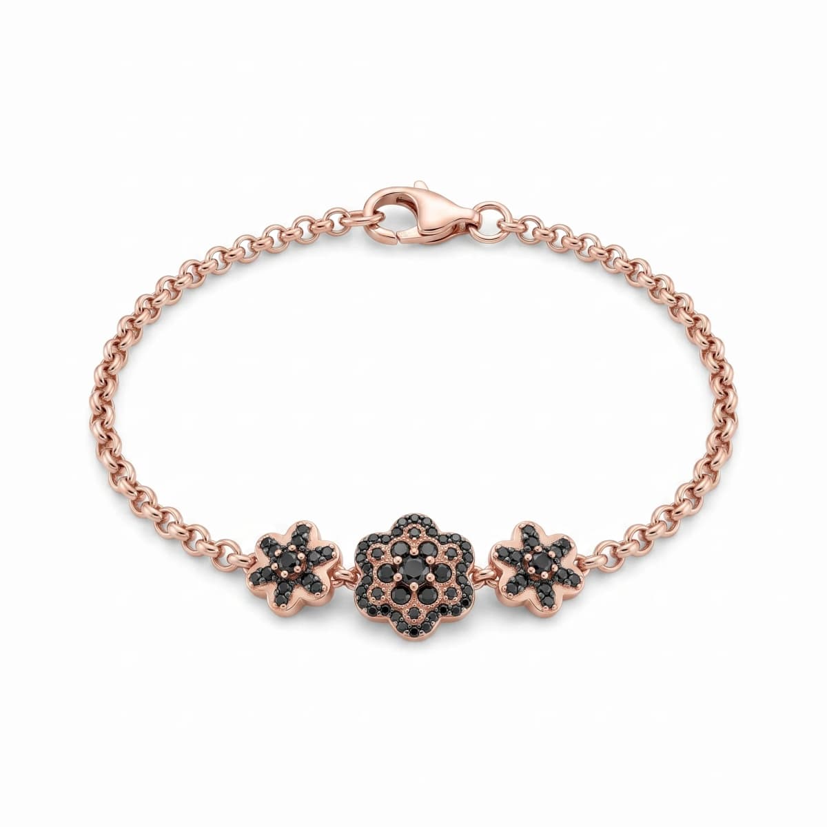 Belaroq Celine Ember Reflet Rose Gold Diamond Bracelet