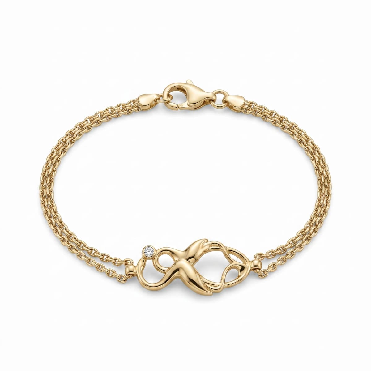 Belaroq Solene Grace Atelier Yellow Gold Zirconia Bracelet