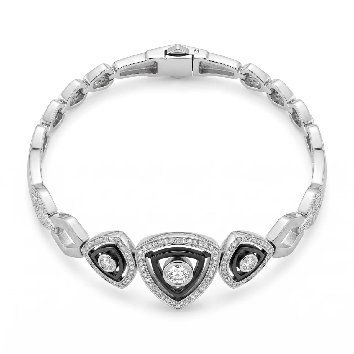 Belaroq Mirielle Vine Lustre White Gold Diamond Bracelet