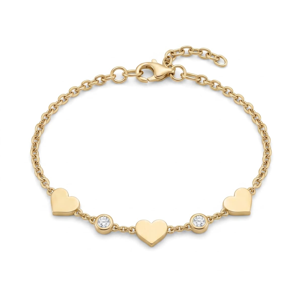 Belaroq Seraphine Iris Heritage Yellow Gold Diamond Bracelet
