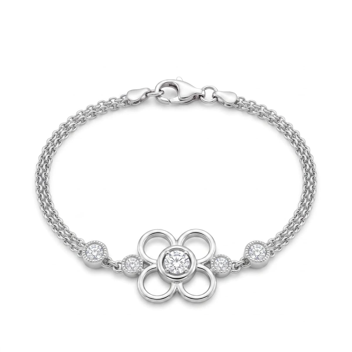 Belaroq Solaire Dew Mode White Gold Lab Diamond Bracelet