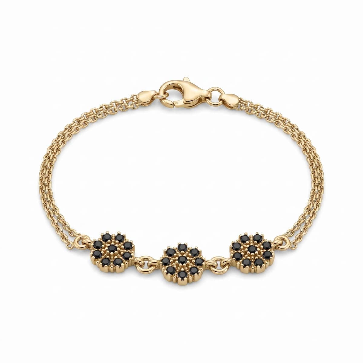 Belaroq Celestia Trellis Ethereal Yellow Gold Diamond Bracelet