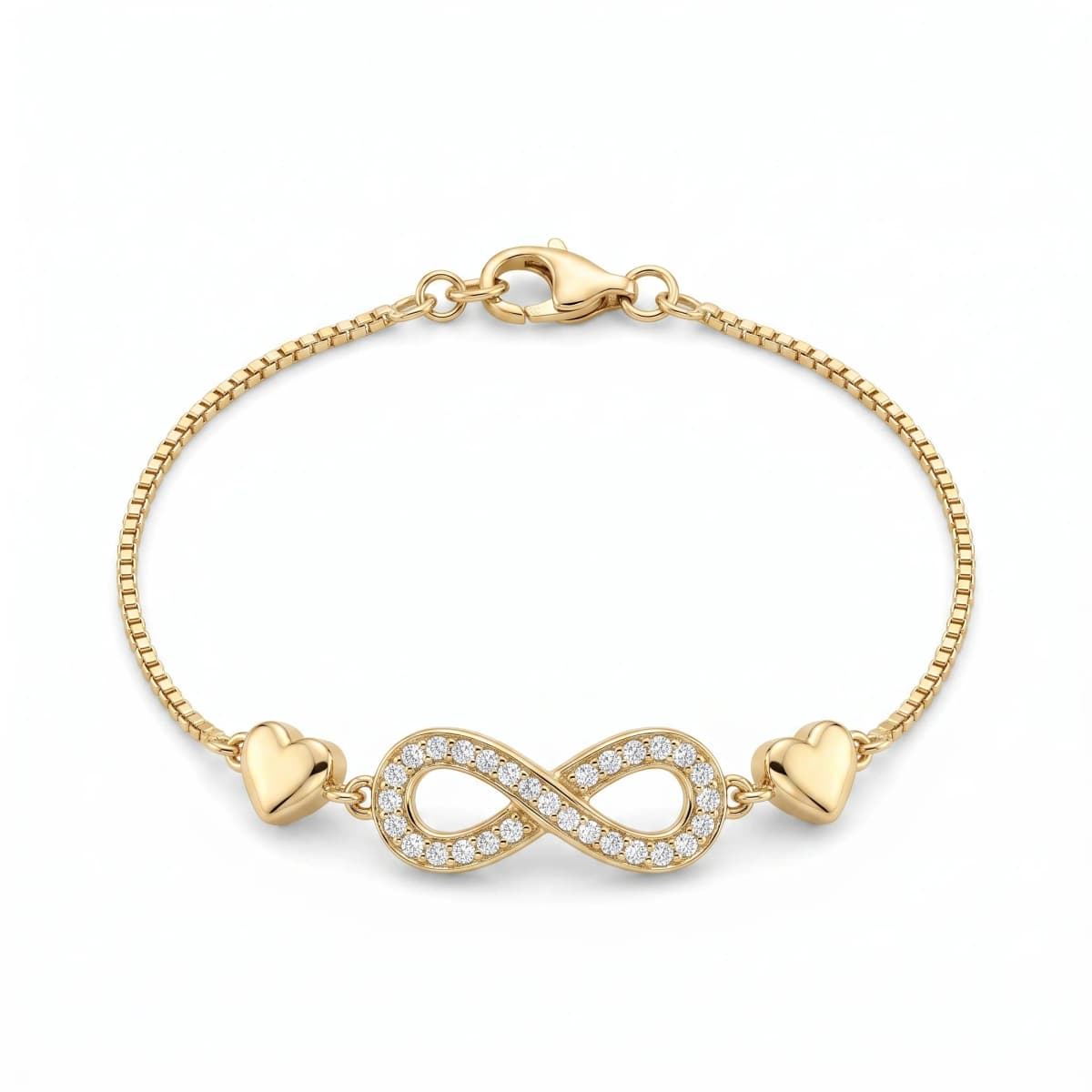 Belaroq Alira Orbit Noir Yellow Gold Diamond Bracelet