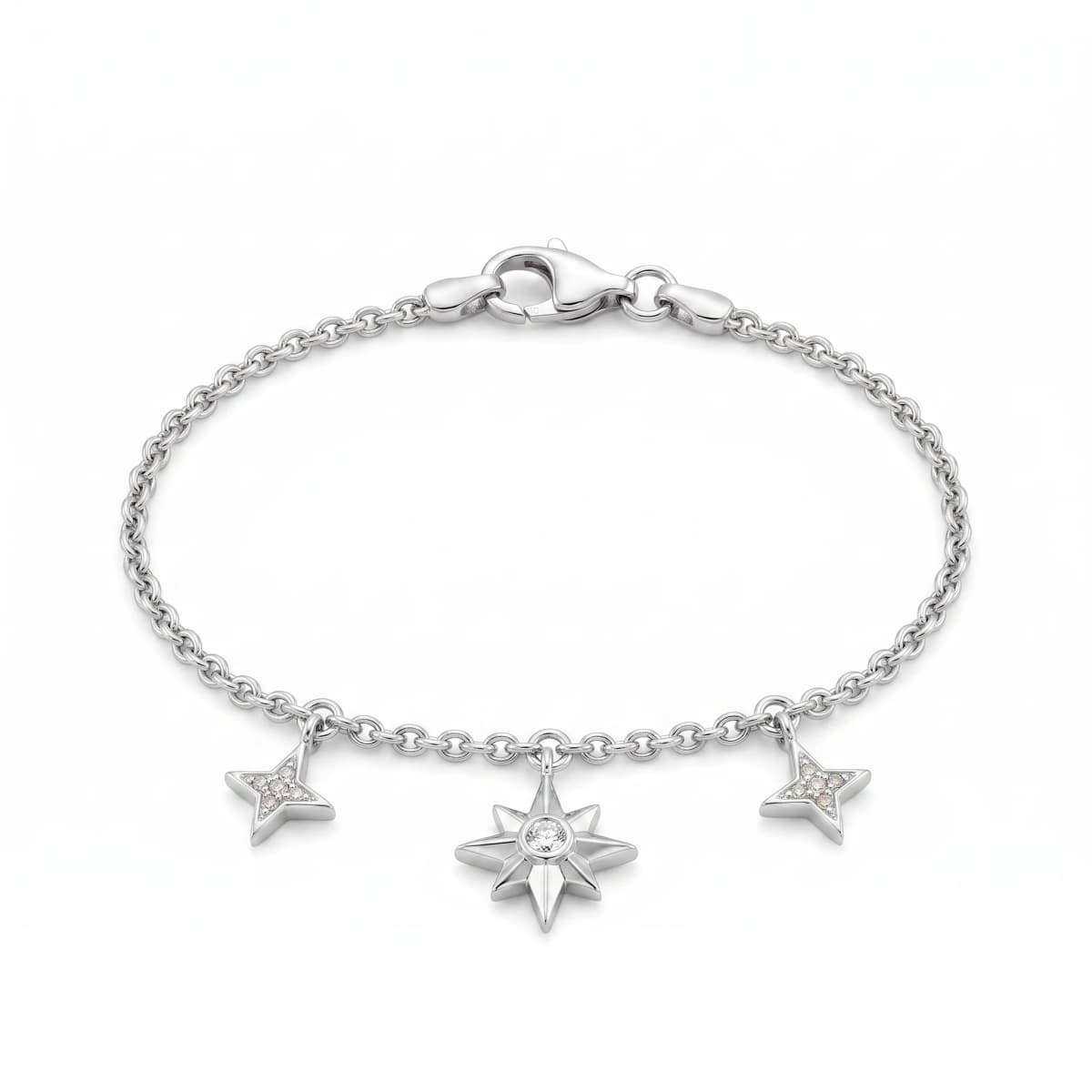 Belaroq Lucienne Swan Duchess White Gold Diamond Bracelet