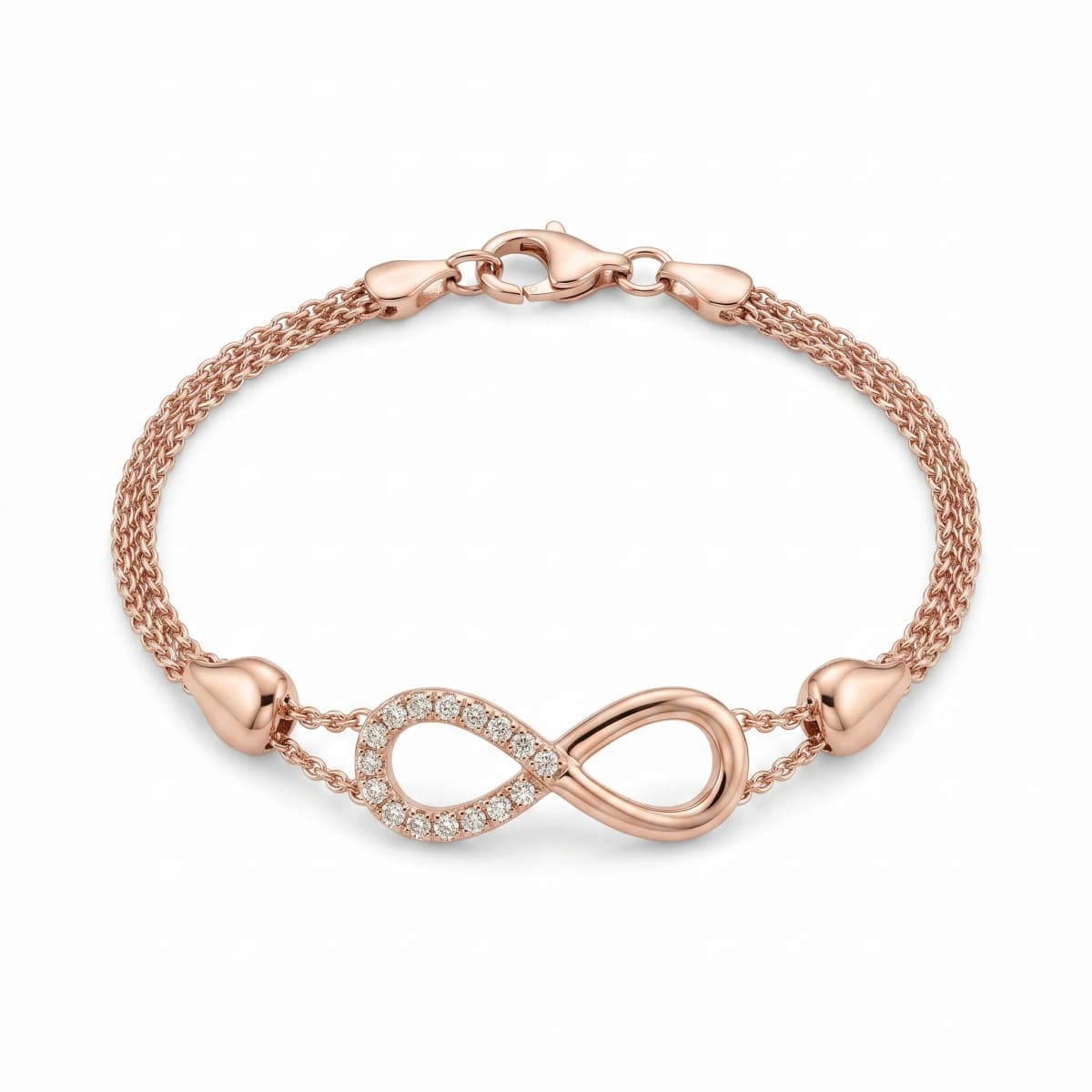 Belaroq Aveline Fleur Bijou Rose Gold Lab Diamond Bracelet