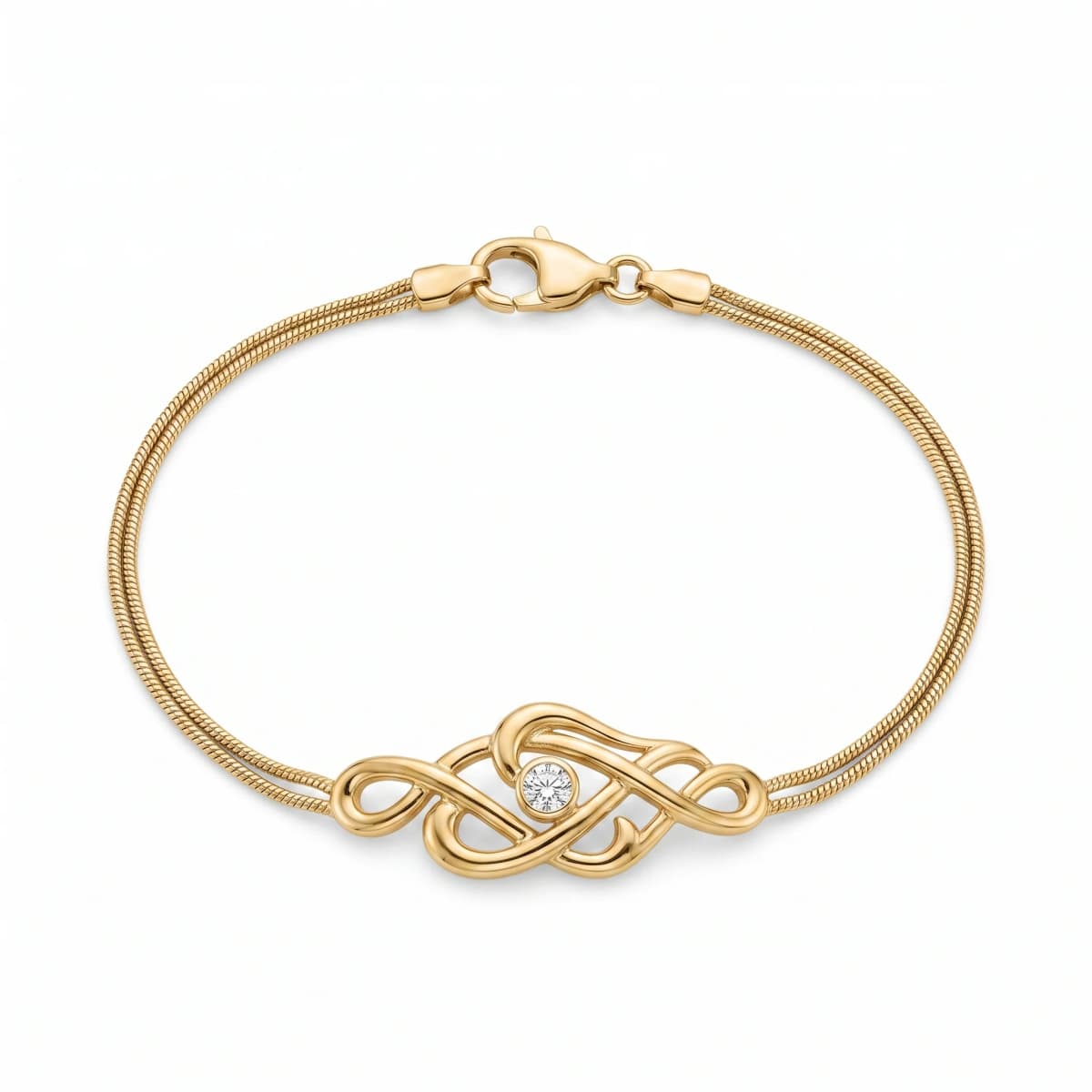 Belaroq Solara Maris Aurum Yellow Gold Diamond Bracelet