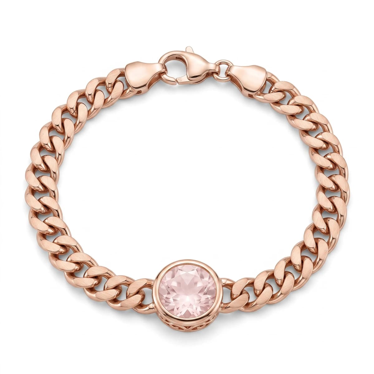 Belaroq Alouette Silk Vow Rose Gold Quartz Bracelet