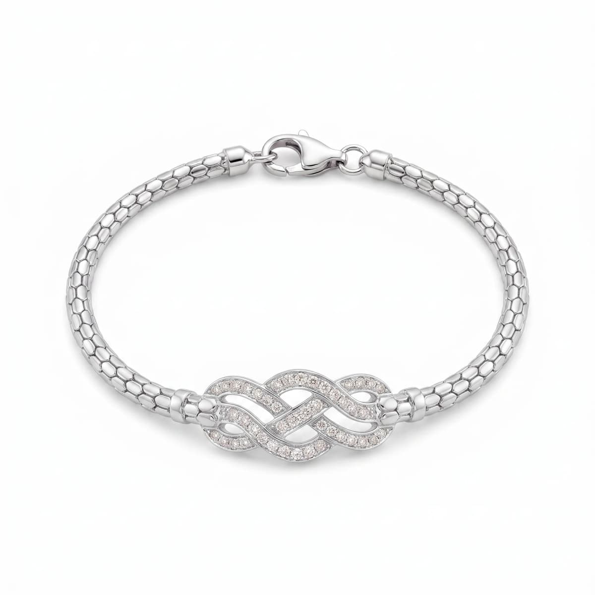 Belaroq Marielle Orchid Lustre White Gold Diamond Bracelet
