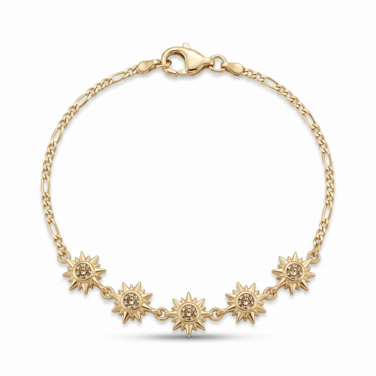 Belaroq Sabine Twist Couture Yellow Gold Diamond Bracelet
