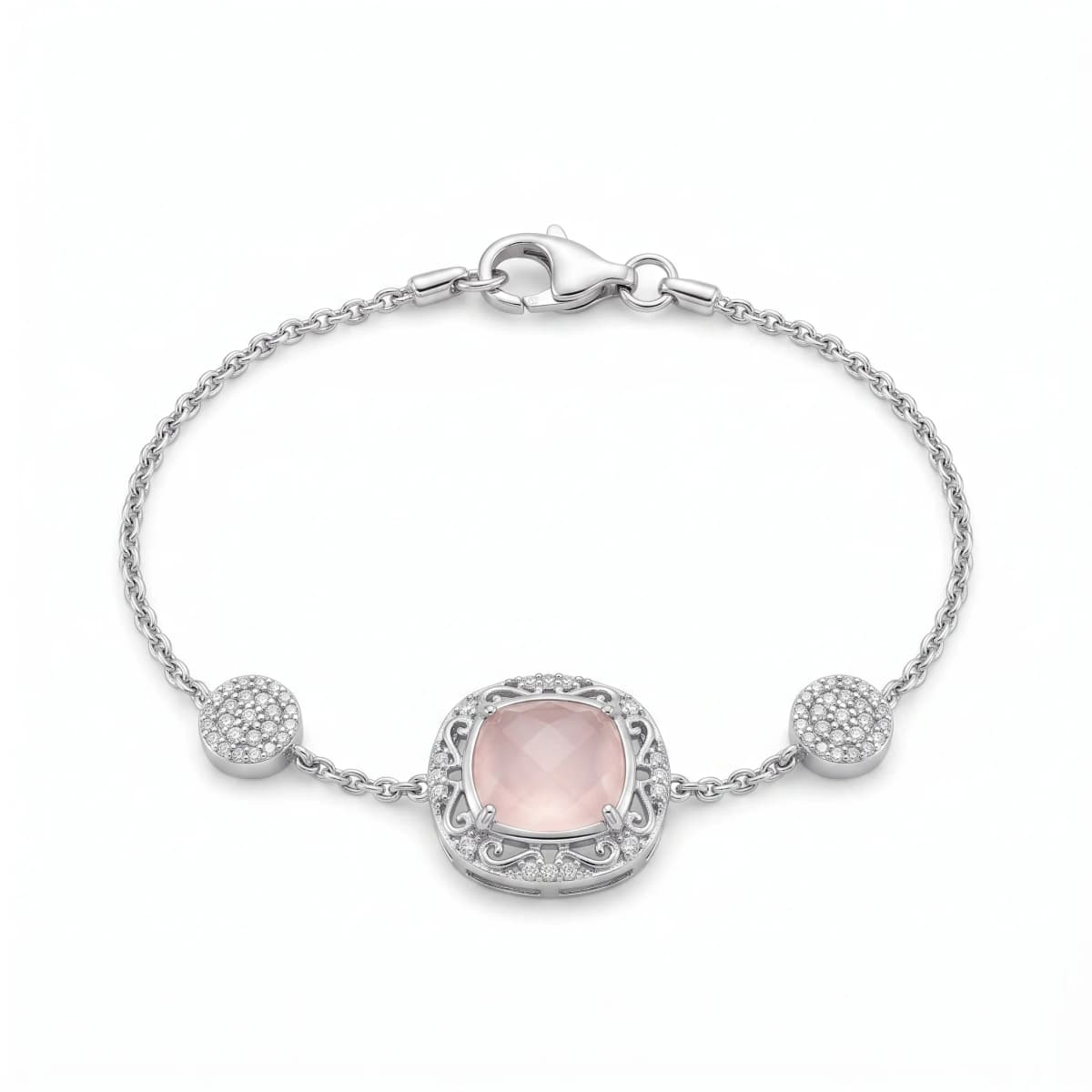 Belaroq Vionne Aster Keepsake Two Tone Gold Quartz Bracelet