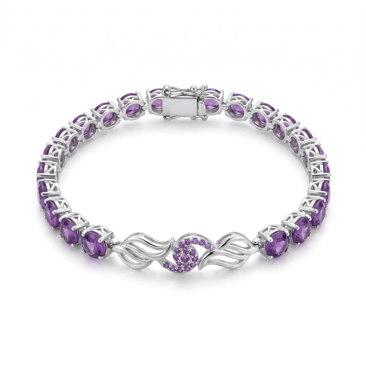 Belaroq Elysia Prism Dore Silver Amethyst Bracelet