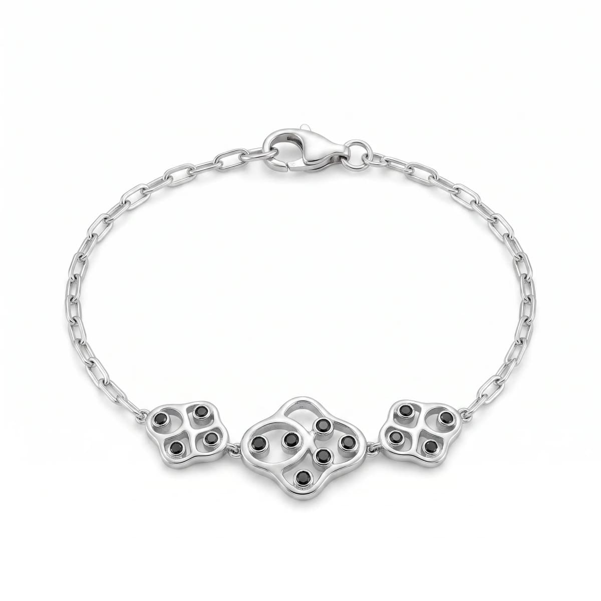 Belaroq Clarion Vale Muse Silver Diamond Bracelet