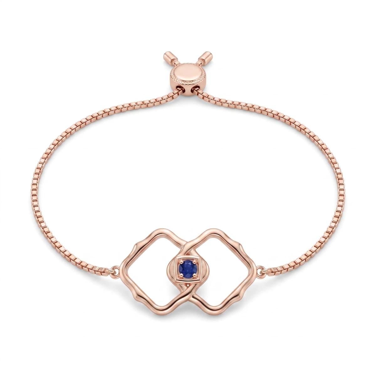 Belaroq Arielle Muse Monde Rose Gold Sapphire Bracelet