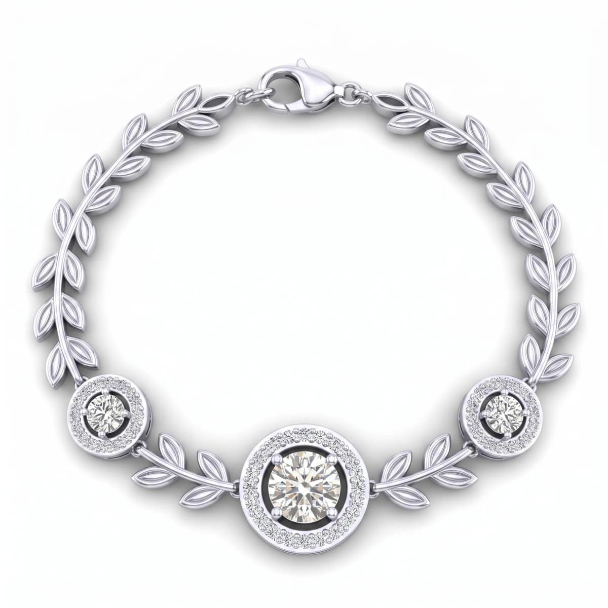 Belaroq Arden Veil Opus White Gold Diamond Bracelet