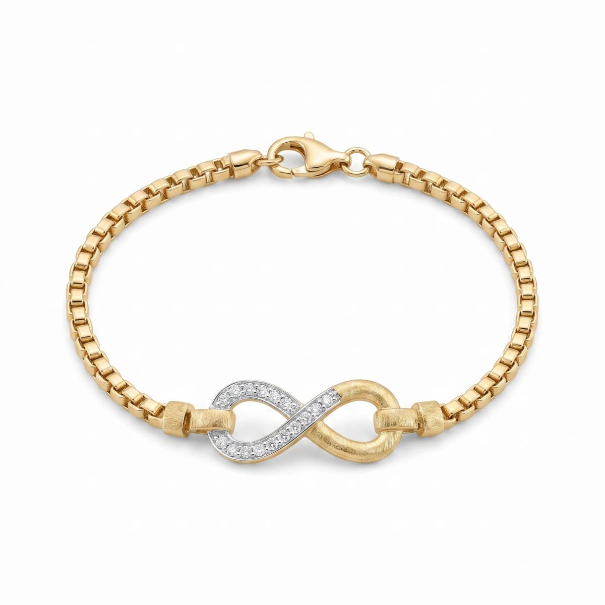 Belaroq Celine Ember Fable Yellow Gold Diamond Bracelet