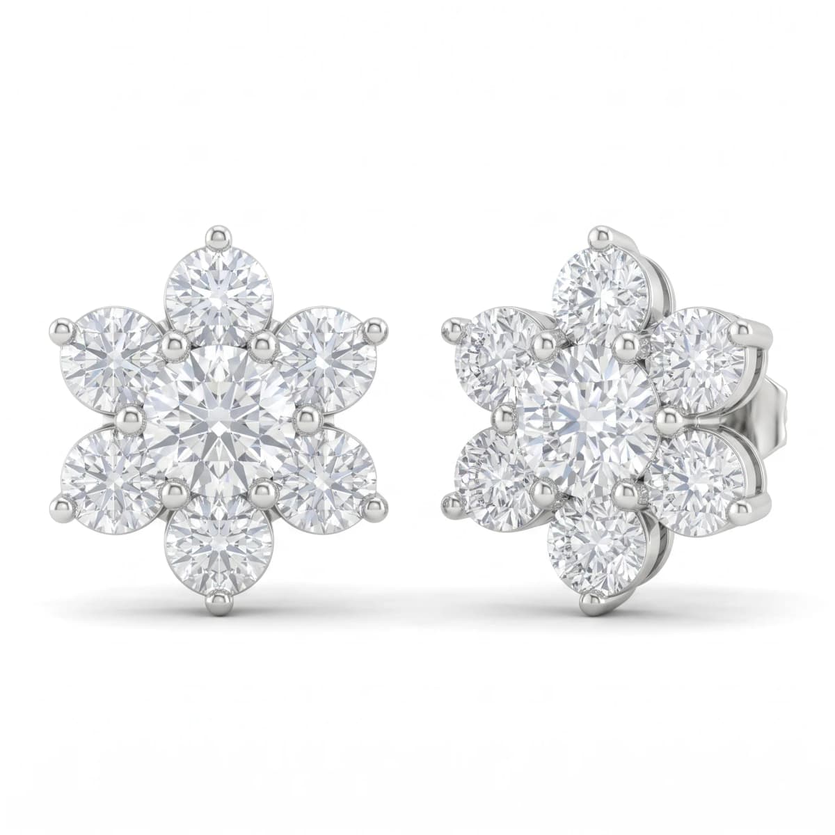 Belaroq Lucienne Vale Ethereal White Gold Lab Diamond Earrings
