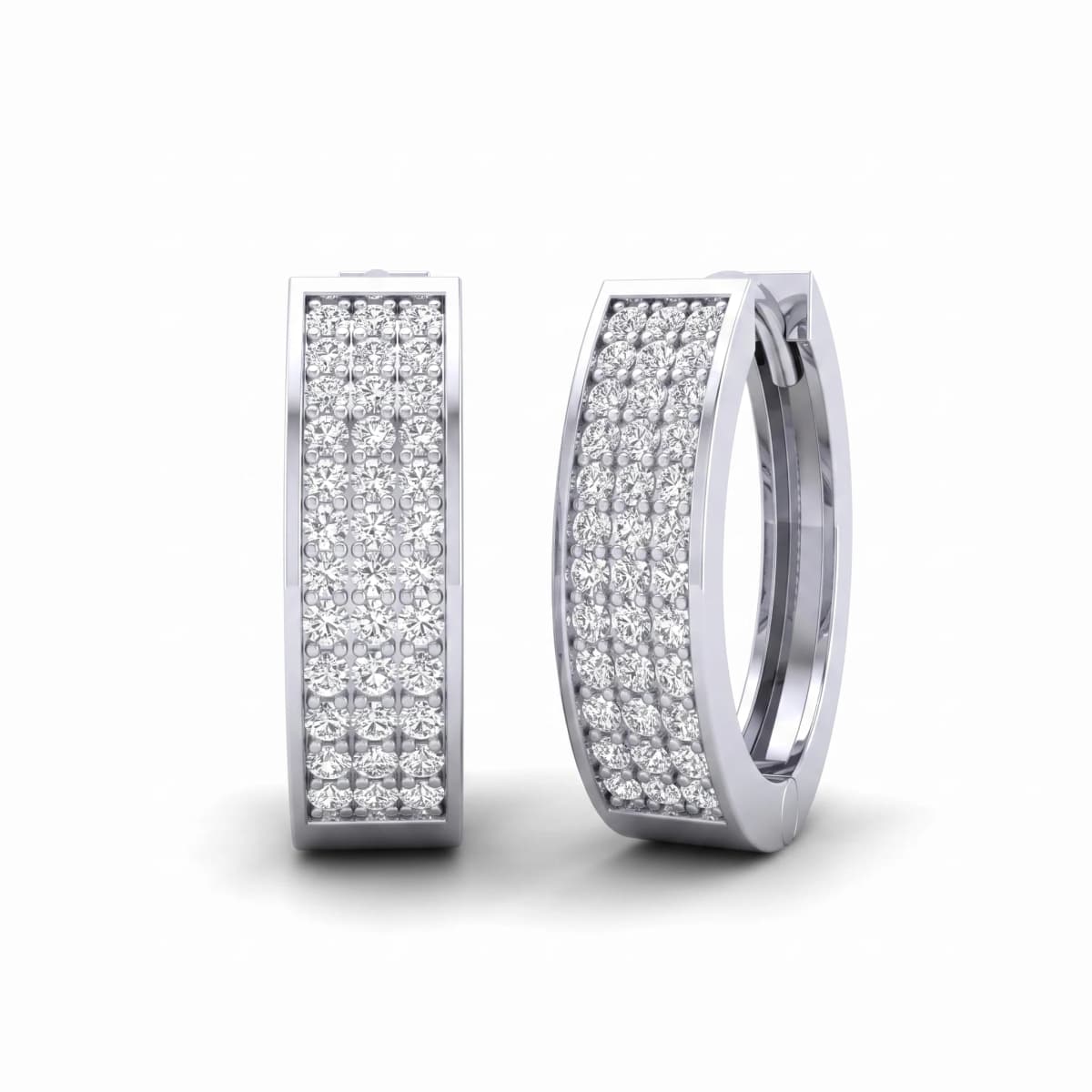 Belaroq Virelle Vista Aube White Gold Diamond Earrings