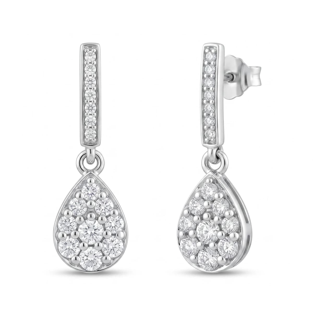 Belaroq Vesper Dew Adorn White Gold Diamond Earrings