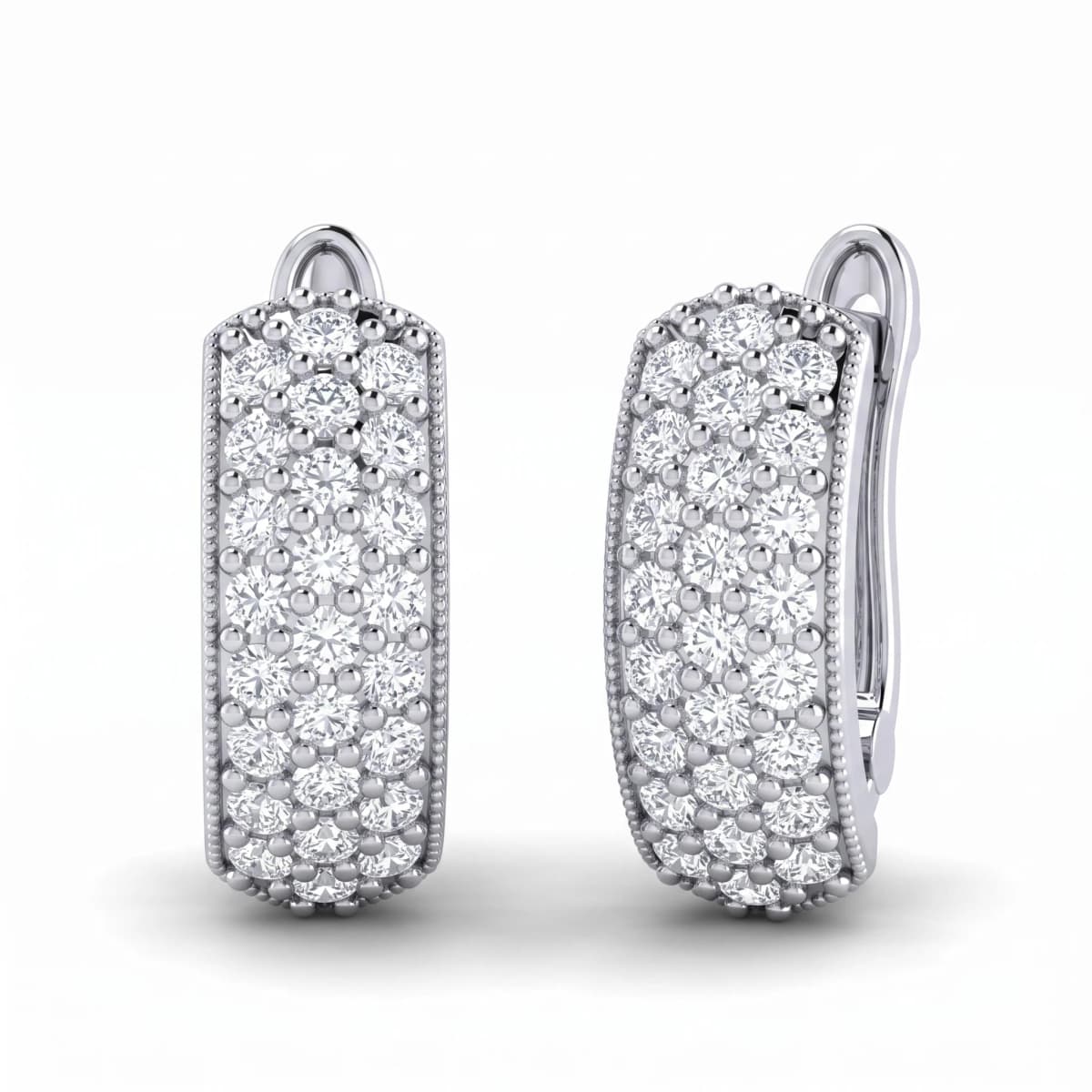 Belaroq Alira Prism Eclat White Gold Diamond Earrings