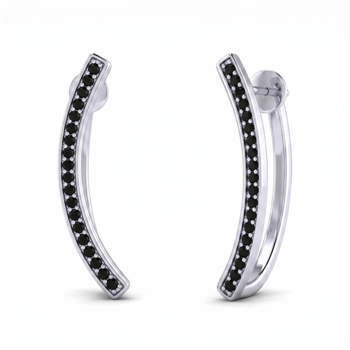 Belaroq Virelle Vista Adorn White Gold Diamond Earrings