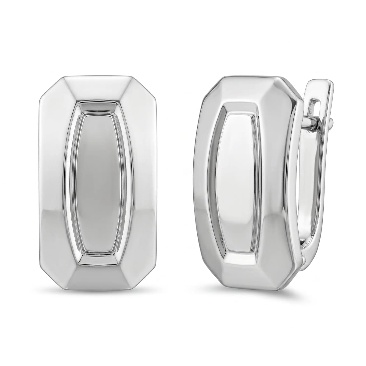 Belaroq Seraphine Compass Reflet Fine Metal Earrings