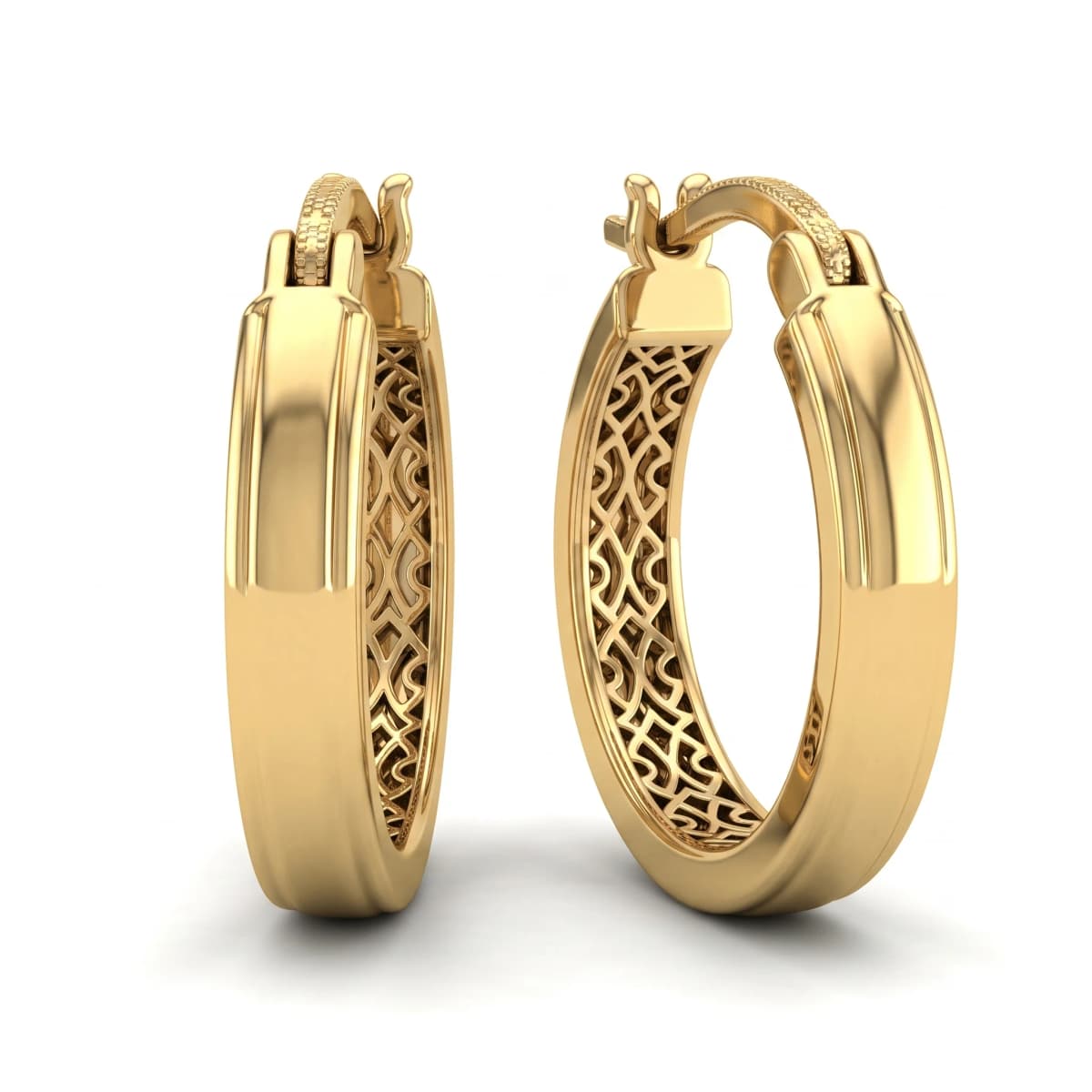Belaroq Maelle Lace Solstice Yellow Gold Earrings
