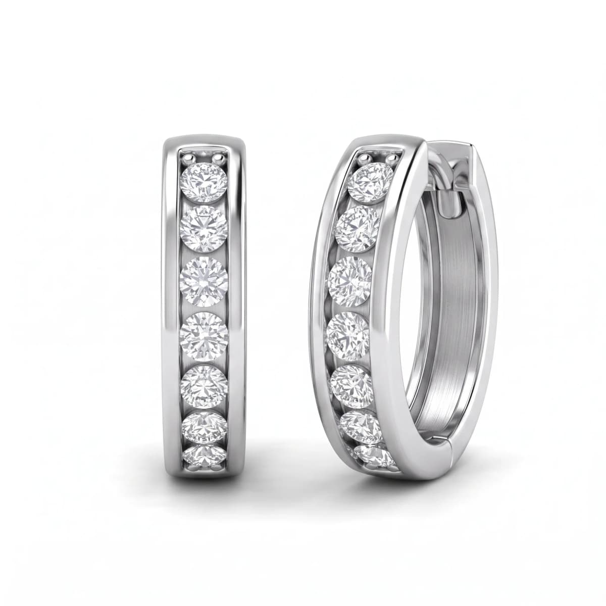 Belaroq Calenne Glint Aube White Gold Diamond Earrings