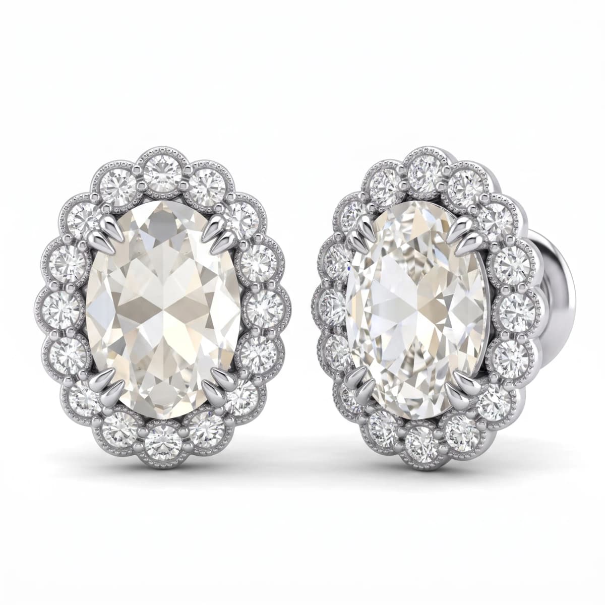 Belaroq Coralie Lumen Solstice White Gold Diamond Earrings