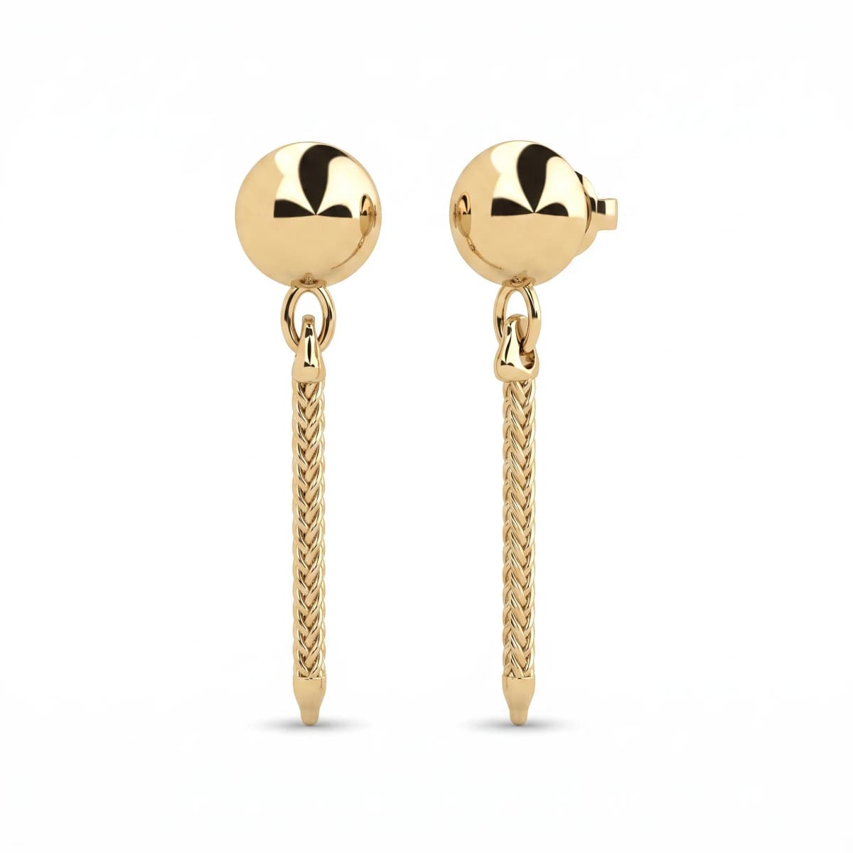 Belaroq Clarion Halo Ceremony Yellow Gold Earrings