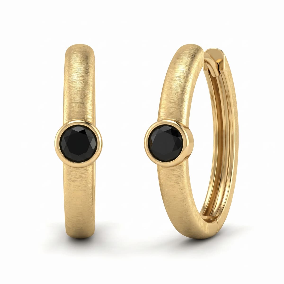 Belaroq Aurelia Echo Arcade Yellow Gold Diamond Earrings