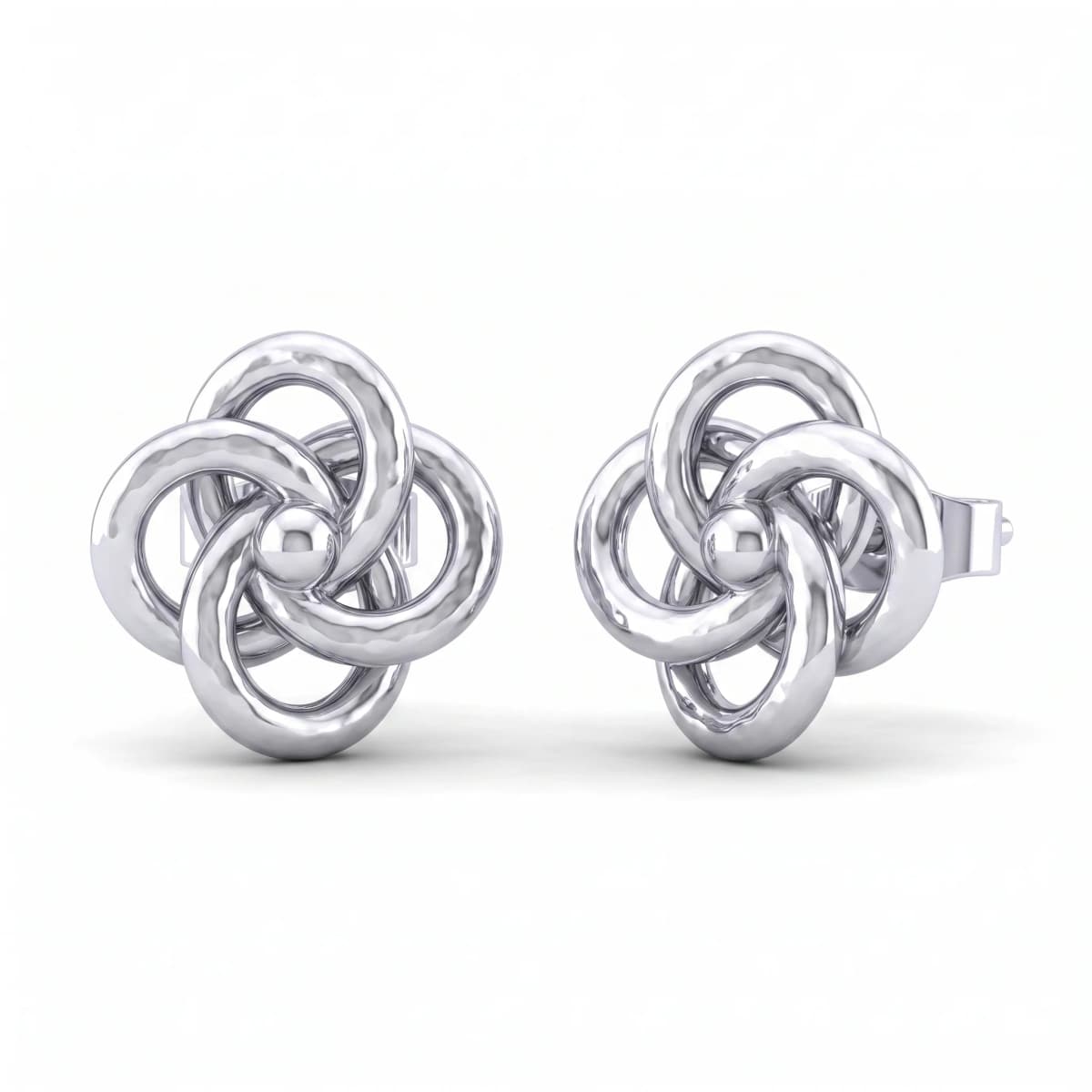 Belaroq Arden Laurel Duchess Silver Earrings
