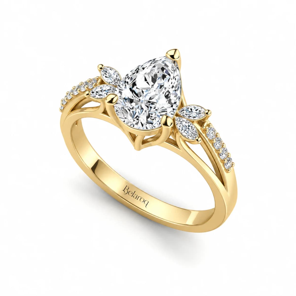 Engagement Ring Irice - Pear