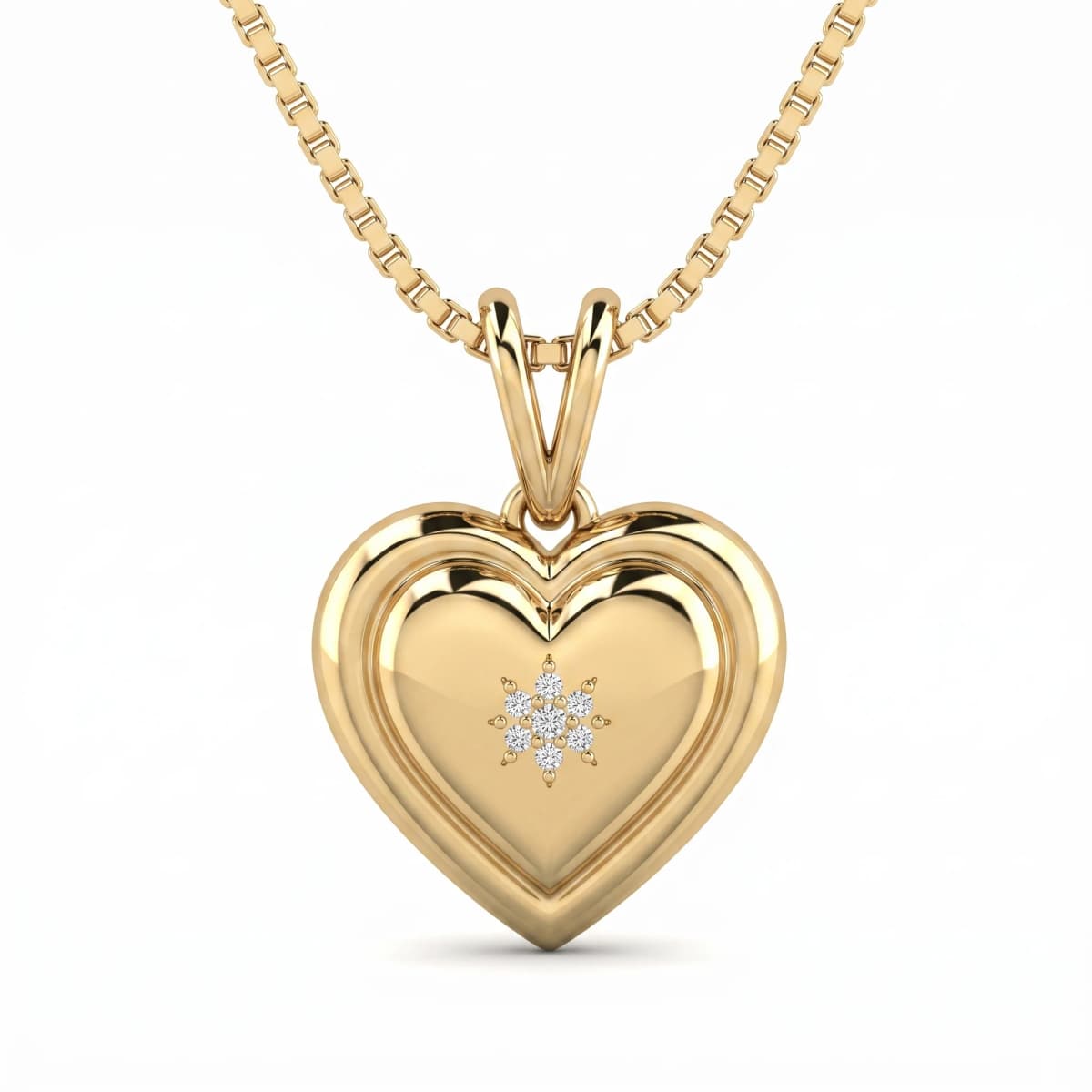 Belaroq Orielle Meadow Mode Yellow Gold Zirconia Pendant