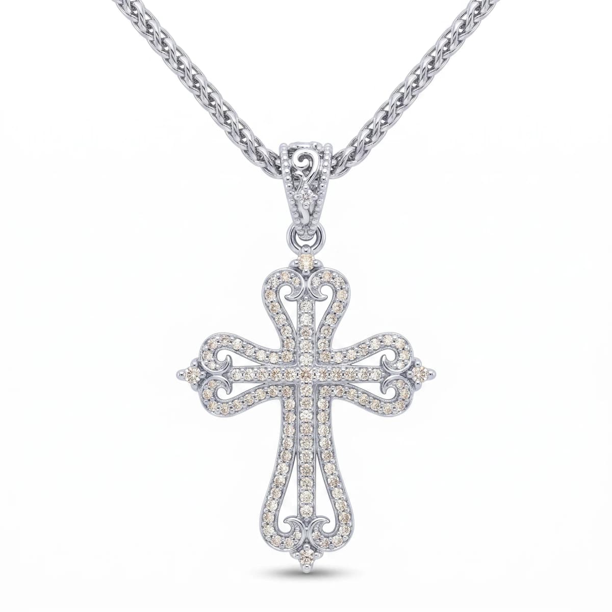 Belaroq Velora Glint Rive White Gold Diamond Pendant