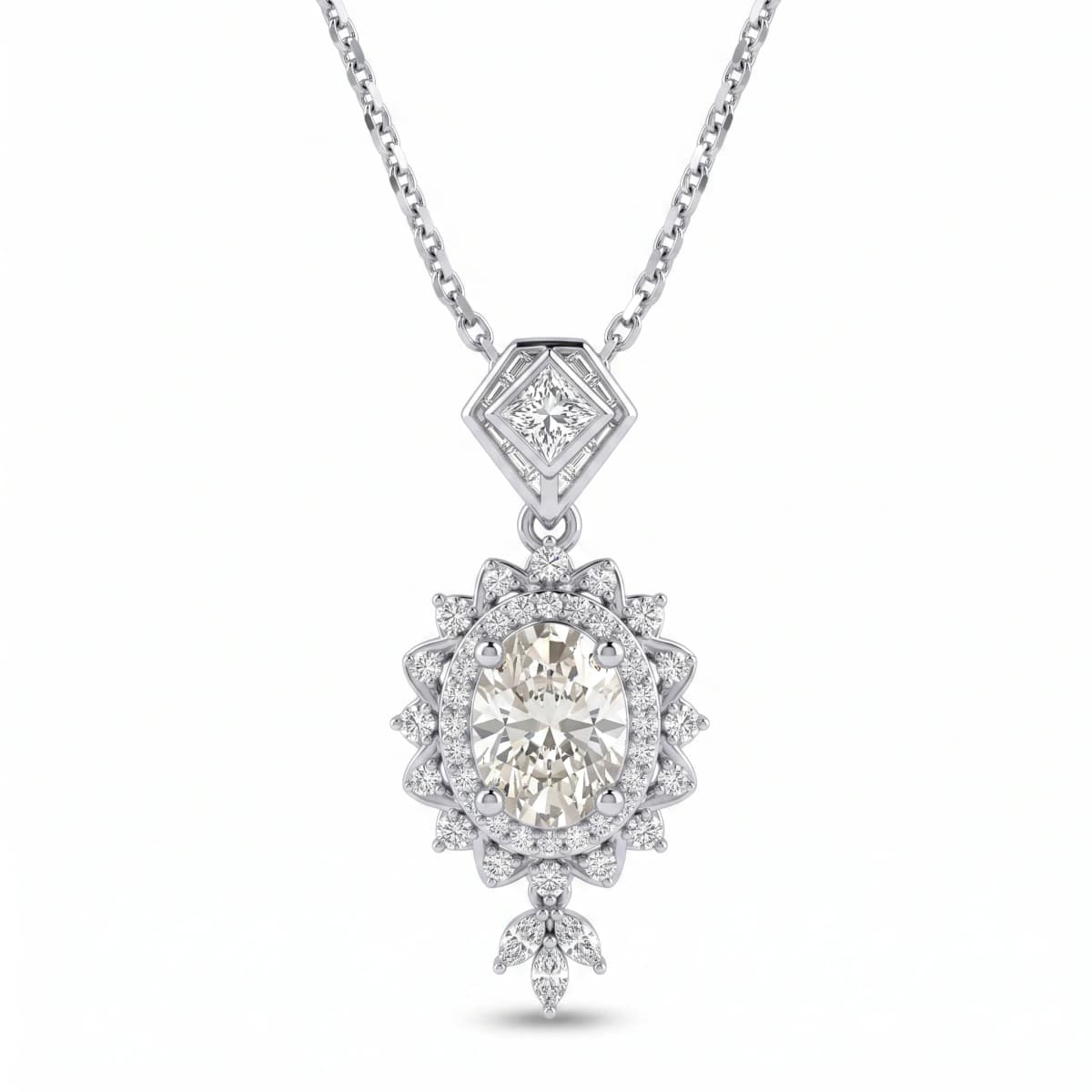 Belaroq Elenor Trace Ceremony White Gold Diamond Pendant